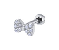Pearls Bow Helix Ear Piercing TIP-3336